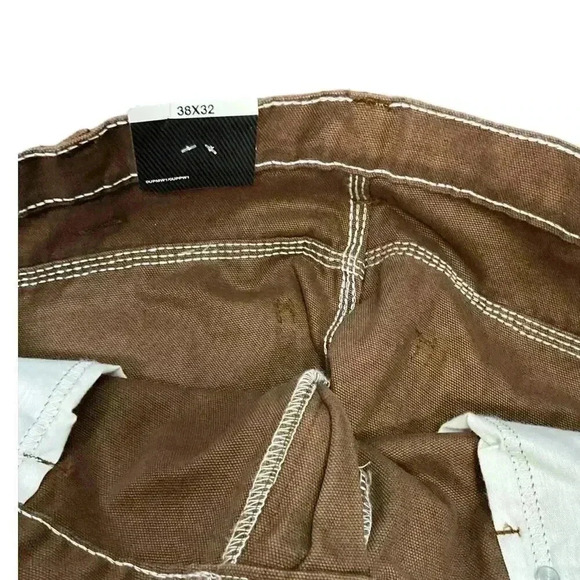 Dickies Carpenter Jean Relaxed Fit Straight Leg NWT Brown Size 38X32 - Picture 6 of 7